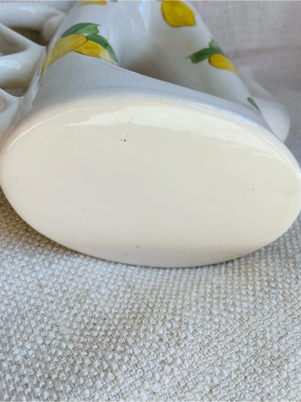 Vintage ceramic lemon